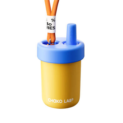 CHAKO LAB 485ml不鏽鋼保溫啵啵杯#芒果布丁