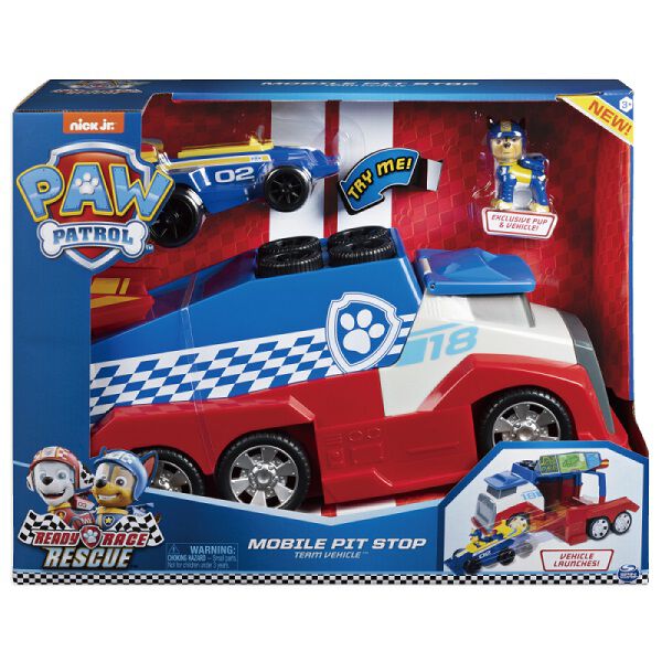 racing car paw patrol