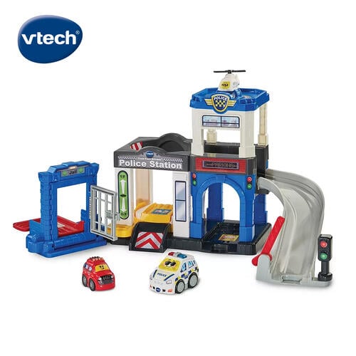 Vtech聲光城市嘟嘟車-城市警察局軌道組