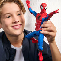 Spider-Man Titan Series Red Blue Classic Spider-Man Figure