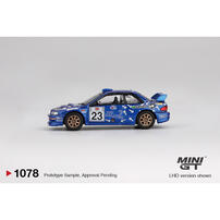 MINIGT	Subaru Impreza WRC99 #23 2000 Acropolis Rally 合金車 1078