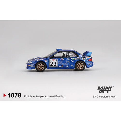 MINIGT	Subaru Impreza WRC99 #23 2000 Acropolis Rally 合金車 1078