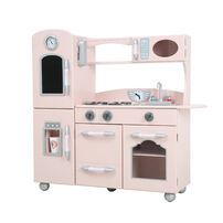 Teamson 小廚師威徹斯特復古玩具廚房- 白色/粉色(原價$9000)