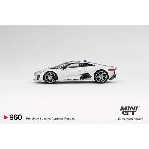 MINIGT	Jaguar C-X75 Silver 合金車 960