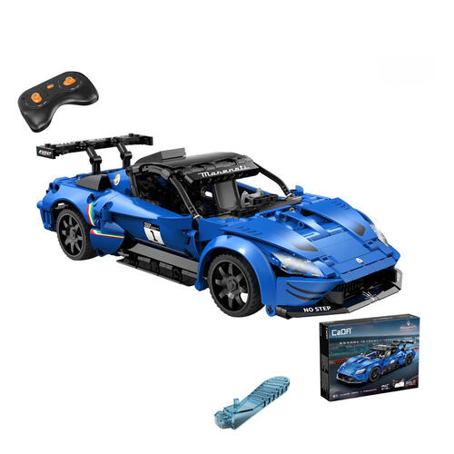 Cada咔搭 1:14 瑪莎拉蒂GT2授權積木遙控車(APP+遙控器雙遙控)/549PCS