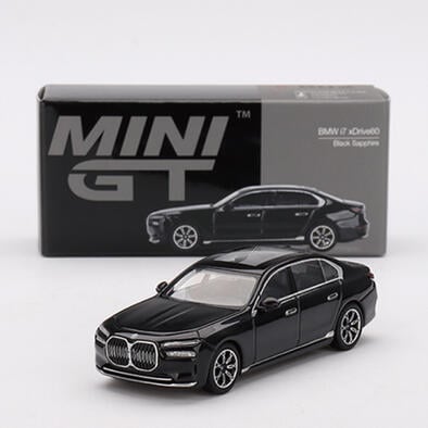 MINIGT	BMW i7 xDrive60 Black Sapphire 合金車802