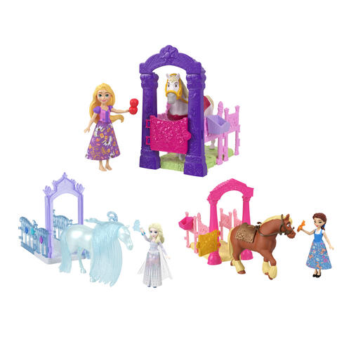 Disney Princess 迪士尼公主系列-迷你公主坐騎組(混3款)- 隨機發貨