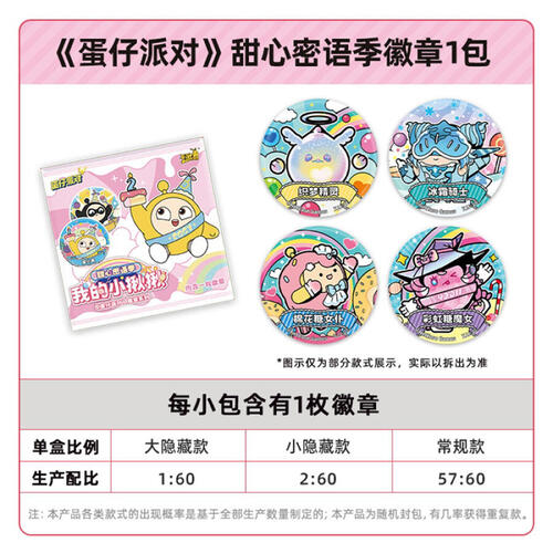KAYOU Eggy Badge Set Sweet Season
