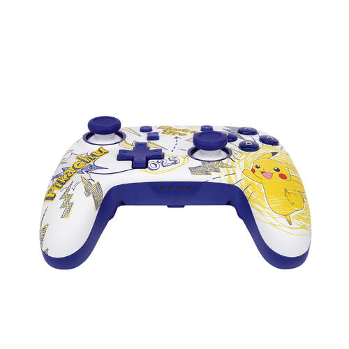 Nintendo Switch 【PowerA】任天堂官方授權增強款無線遊戲手把-Nano皮卡丘校園生活