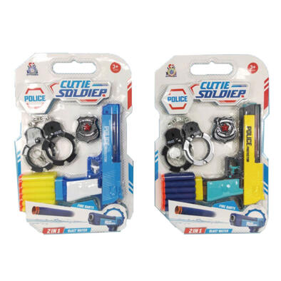 2 In 1 Water And Soft Bullet Gun- Assorted