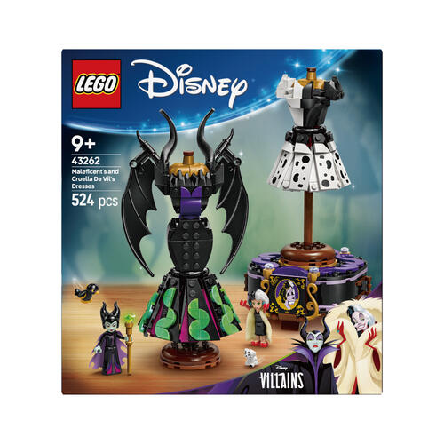 lego disney 黑巫婆和庫伊拉德維爾的裙子43262