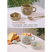 Disney迪士尼 森林維尼 早餐陶瓷杯套組-嫩綠/櫻粉/沙褐 - 隨機發貨