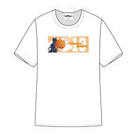 Haikyuu!! 排球少年短袖T(白)中性版M-10號