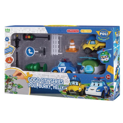 Robocar Poli GoGo City Series_Poli, Burky, Helly