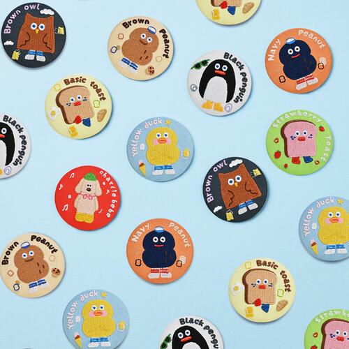 Brunch Brother Embroidered Badge (1 Pc) - Assorted