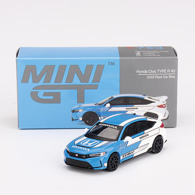 MINIGT	Honda Civic Type R #3 2023 Pace Car Blue 合金車 753