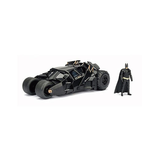 Batman 蝙蝠俠1:24黑暗騎士合金蝙蝠車+蝙蝠俠 限定版