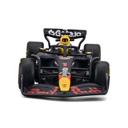 Bburago比美高 1:64 F1掛卡系列-紅牛車隊RB21（2025巴林大獎賽）（#1馬克斯&middot;維斯塔潘）（無頭盔）-啞藍18-58003#22
