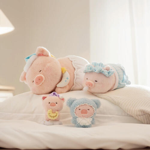 Toyzeroplus 罐頭豬LuLu 甜睡系列 - 晚安Lu毛絨掛件