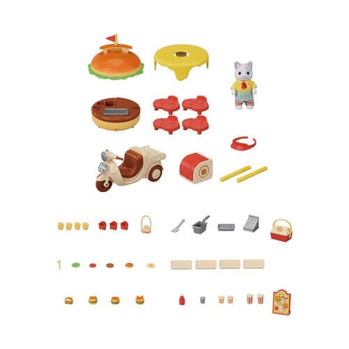 Sylvanian Families森林家族 樂園漢堡攤