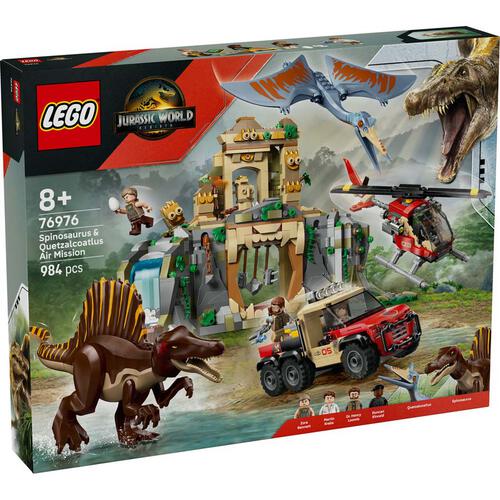 LEGO樂高侏羅紀世界系列 棘龍和風神翼龍的空中行動 76976