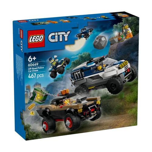 LEGO樂高城市系列 越野警車追逐戰 60449
