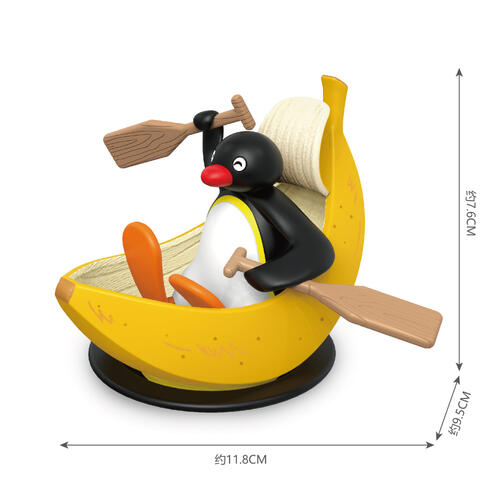 Pingu企鵝家族-驚喜美食場景系列公仔2-隨機發貨