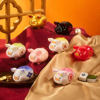 Lulu The Piggy Toyzeroplus 罐頭豬LuLu 解答之豬系列- 隨機發貨