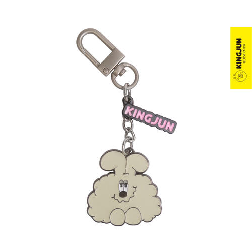 Kingjun	金屬吊飾／經典黑白蠢兔