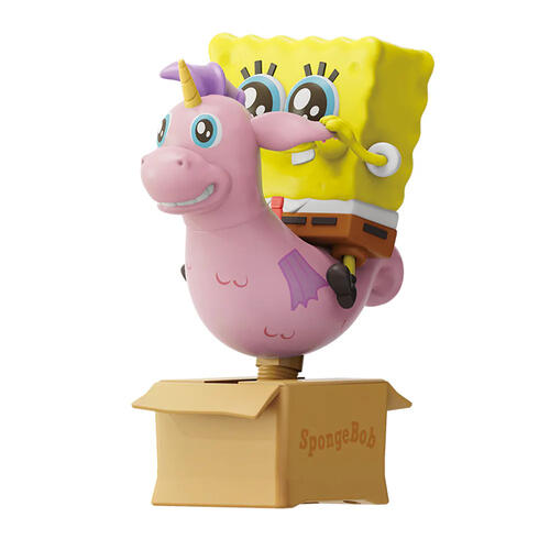 Spongebob海綿寶寶 -搖搖馬可動公仔-隨機發貨