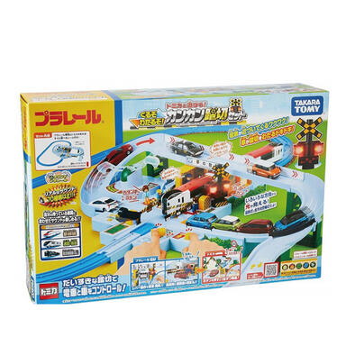 PLARAIL鐵道王國 平交道迴轉車道組