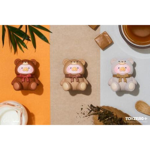 Lulu The Piggy	罐頭豬LuLu 泰迪萌粒限定吊卡 (奶茶風味季)