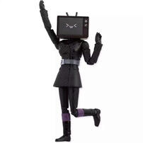 Skibidi Toilet 馬桶人-女電視人6吋可動公仔