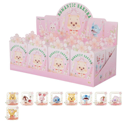 Miniso 迪士尼浪漫櫻花系列盲盒擺件- 隨機發貨