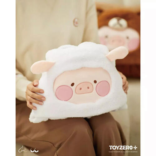 TOYZEROPLUS 罐頭豬LuLu 變裝系列 - 連帽空調毯 (豬羊)