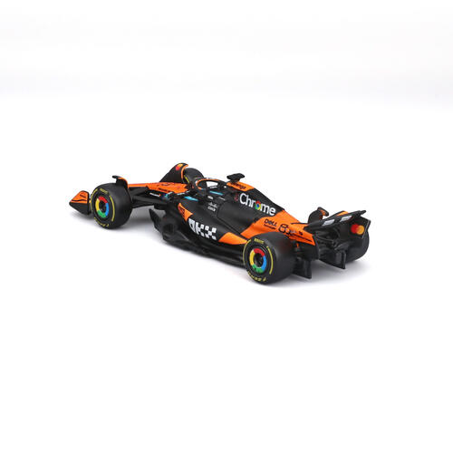 Bburago比美高1:43 F1系列-麥克拉倫 F1 車隊 MCL39 （無頭盔，紙盒版）（2025 澳大利亞大獎賽）(#81 奧斯卡&middot;皮亞斯特里) - 啞黑色/橙色 18-38248#81
