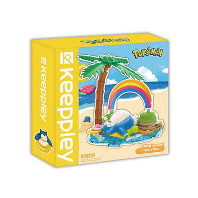 Qman Keeppley  Pokemon 寶可夢 小場景系列 卡比獸 慵懶小憩