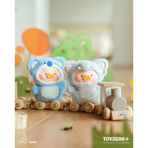 罐頭豬LuLu 動物派對 - 森林劇場膠臉指偶掛件 -隨機發貨