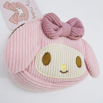 Sanrio 三麗鷗燈心絨角色錢包-美樂蒂