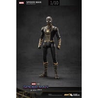 Marvel漫威 中動 蜘蛛人 7吋可動人偶 黑金戰衣款