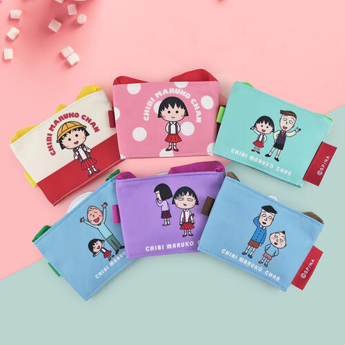 Chibi Maruko 櫻桃小丸子 杯套提袋-花輪