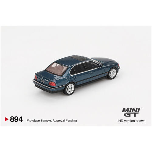 MINIGT	BMW 750IL Sorrento Blue Metallic合金車 894
