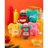 Wasabi Bear調味料系列 - 毛絨掛件 -隨機發貨