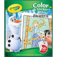 Crayola繪兒樂Disney Frozen迪士尼冰雪奇緣貼紙著色本