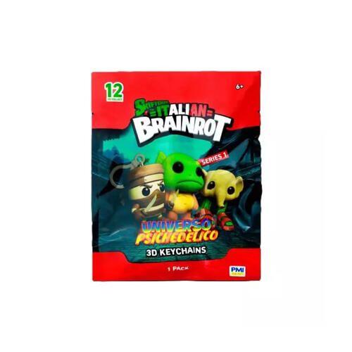義大利腦腐怪獸鑰匙圈- 隨機發貨