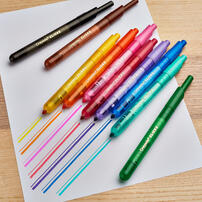Crayola繪兒樂 可水洗伸縮水彩筆組
