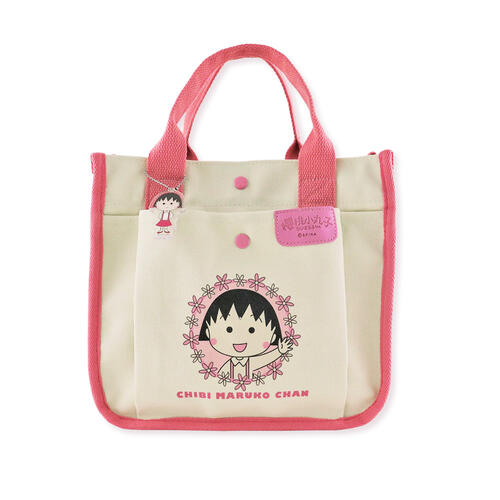 Chibi Maruko 櫻桃小丸子 側背包-粉色款