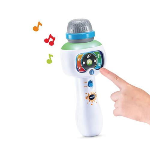 Vtech偉易達 兒童歡唱藍芽麥克風-閃亮白