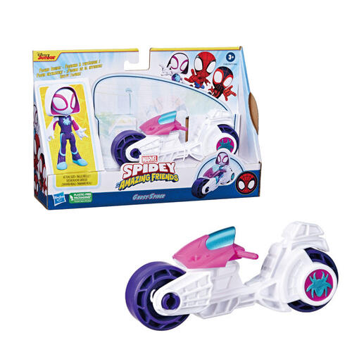 Spidey And His Amazing Friends 漫威蜘蛛人與他的神奇朋友們卡通系列人物載具組- 隨機發貨