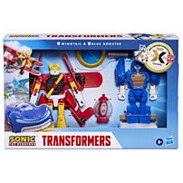 Transformers Collaborative Sonic the Hedgehog x Transformers Wingtail and Blue Booster Action Figures